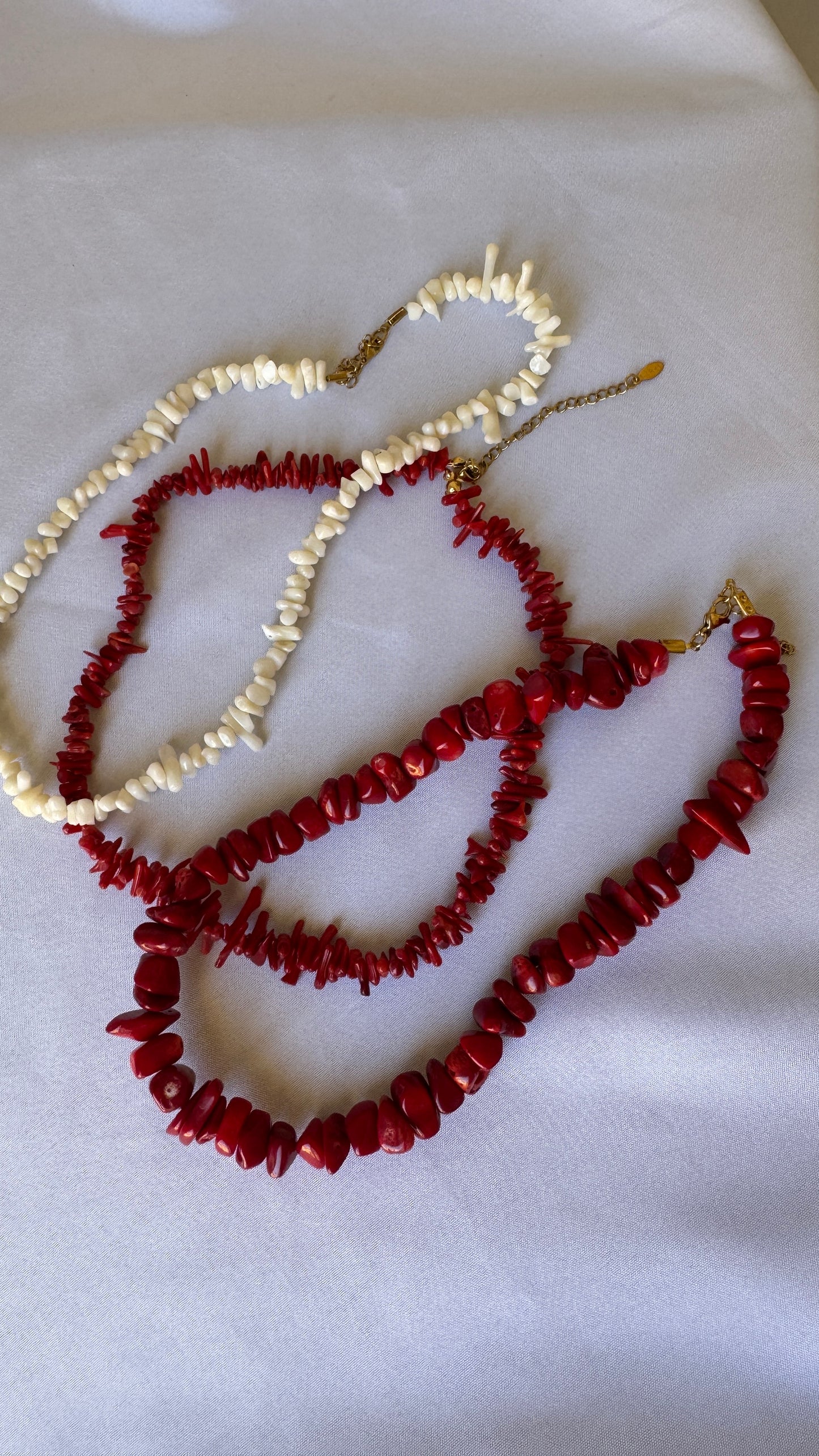Collar Coral Blanco