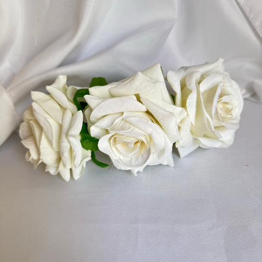 Triple rosa blanca