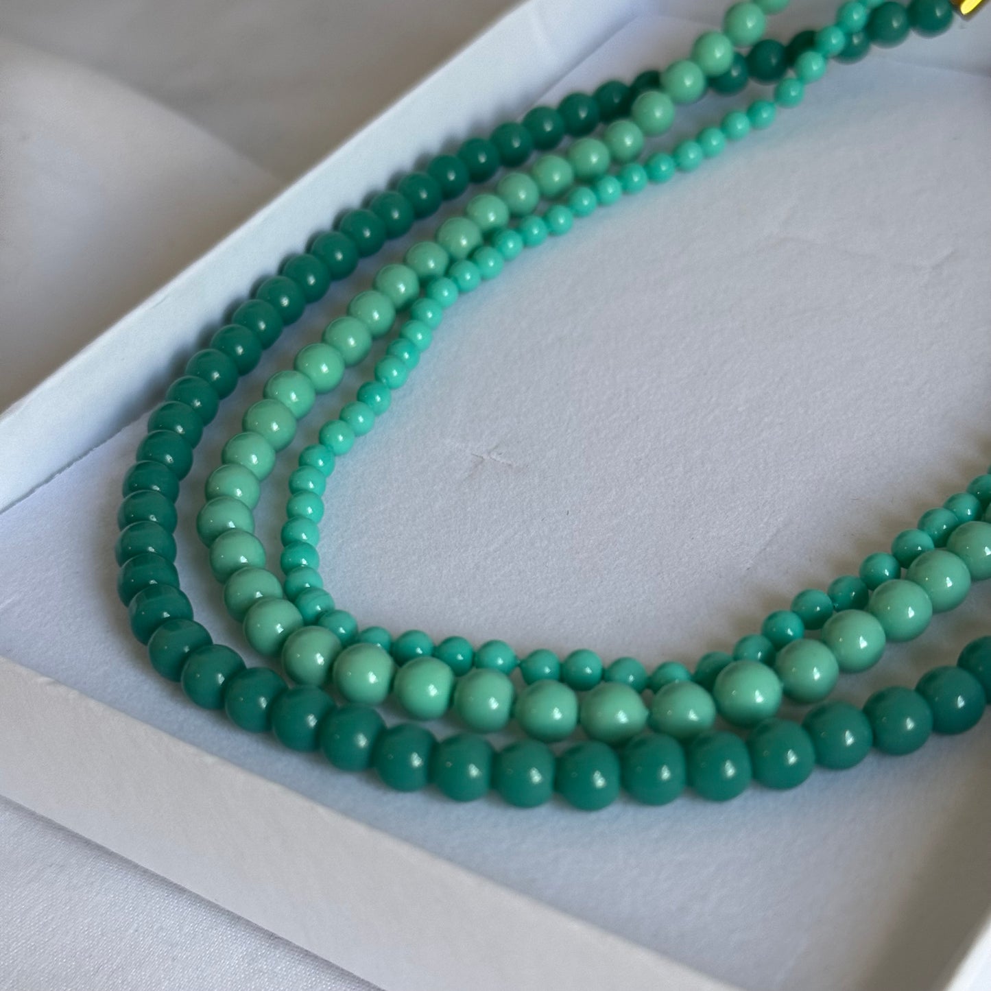 Combinación collar CAVA turquesa