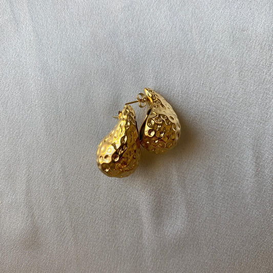 Pendientes Gota Rugosa